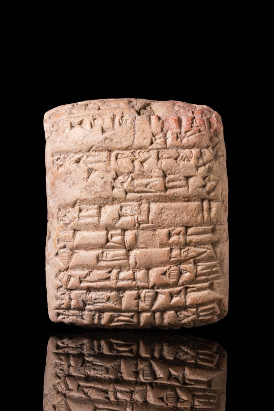 SUMERIAN RECTANGULAR CLAY CUNEIFORM TABLET

 Ca. 2500 - 2000 BC A Mesopotamian...