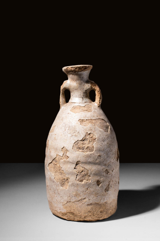 ROMANO - EGYPTIAN FIAIENCE AMPHORISKOS

 Ca. 30 BC - AD 200 A Romano-Egyptian ...