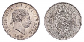 GREAT BRITAIN. George III, 1760-1820. Half-Crown, 1819, London, 14.21 g. ESC 2102 [623]; S.3789. 
Extremely fine, lustre.