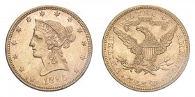 UNITED STATES. Eagle. 10 Dollars, 1895, Philadelphia, 16.72 g. KM-102. 
Extremely fine.