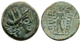 greek coins AE Bronze 6,5 g. 22,3 mm.