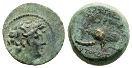 greek coins AE Bronze 4,6 g. 18,3 mm.
