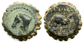 greek coins AE Bronze 4,3 g. 16,6 mm.