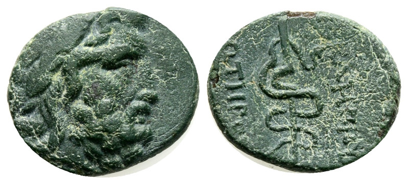 greek coins AE Bronze 3,3 g. 18,5 mm.