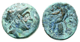 greek coins AE Bronze 3 g. 15,3 mm.