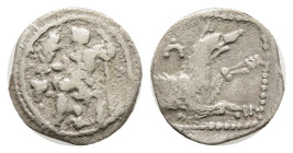 greek coins Silver Obol 0,57 g. 12,7 mm.