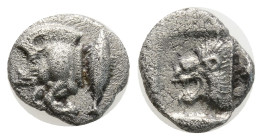 greek coins Silver Obol 1,1 g. 10,6 mm.