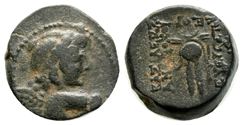 greek coins AE Bronze 6,2 g. 17,8 mm.