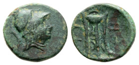 greek coins AE Bronze 1,7 g. 14,2 mm.