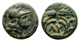 greek coins AE Bronze 0,96 g. 10,8 mm.