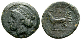 greek coins AE Bronze 5,8 g. 18 mm.
