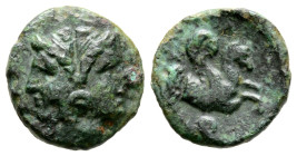 greek coins AE Bronze 3,1 g. 17 mm.
