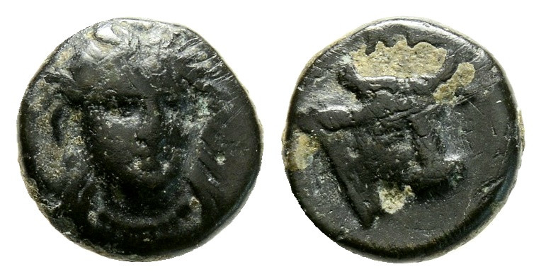 greek coins AE Bronze 0,92 g. 10,1 mm.