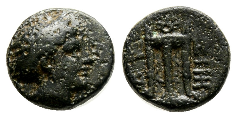 greek coins AE Bronze 1,4 g. 11,4 mm.