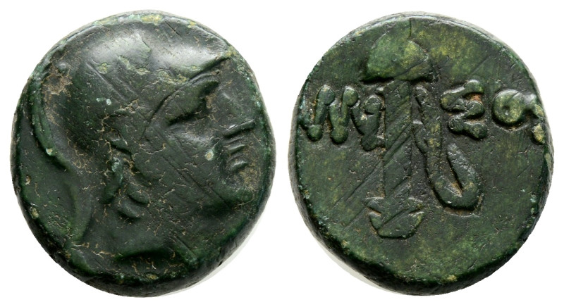 greek coins AE Bronze 7,2 g. 18,8 mm.