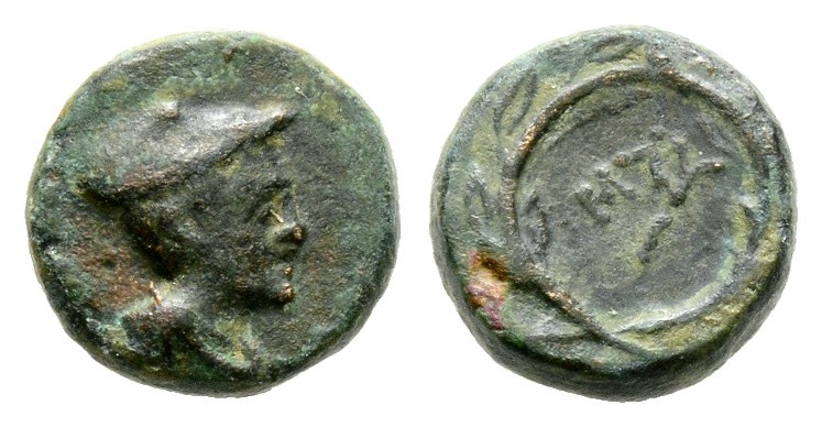 greek coins AE Bronze 1,2 g. 9,6 mm.