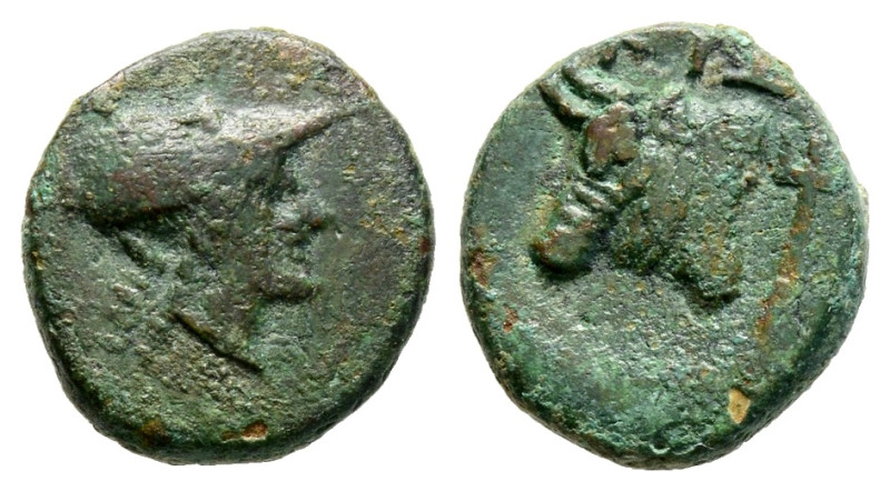 greek coins AE Bronze 1,8 g. 13,5 mm.