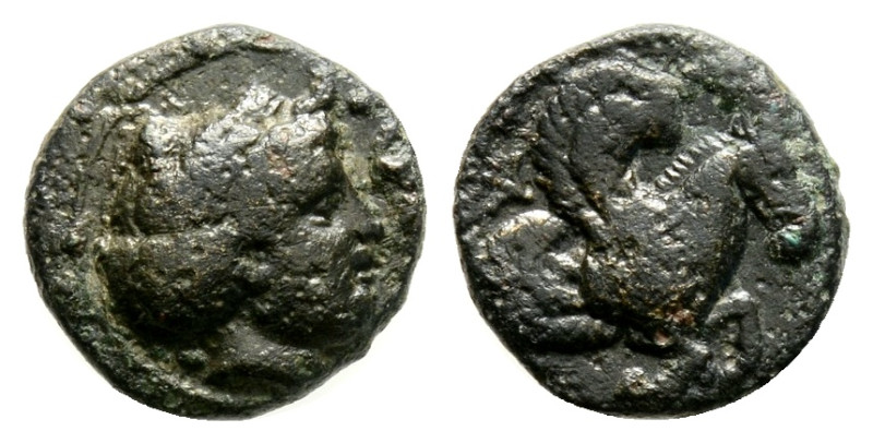 greek coins AE Bronze 1,3 g. 11 mm.