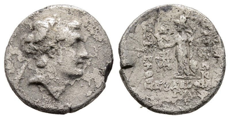 greek coins Silver Drachm. 3,8 g. 17,5 mm.