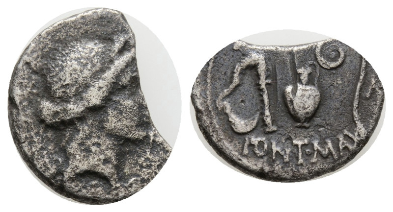 Roman Coins Silver Drachm. 2,6 g. 17,3 mm.