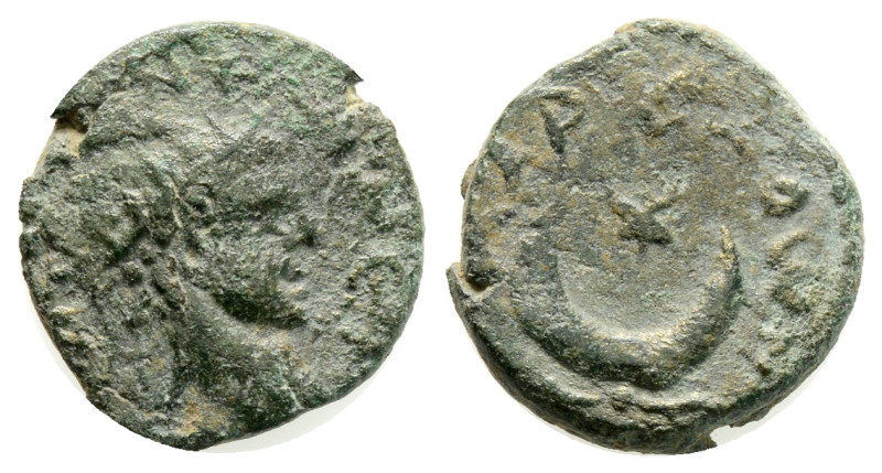 Roman Coins AE Bronze. 2,9 g. 15,9 mm.