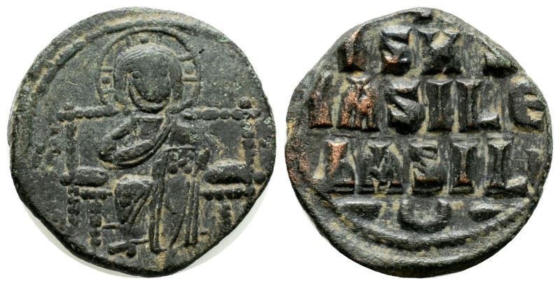 Byzantine Coins AE Bronze. 6,2 g. 25,6 mm.