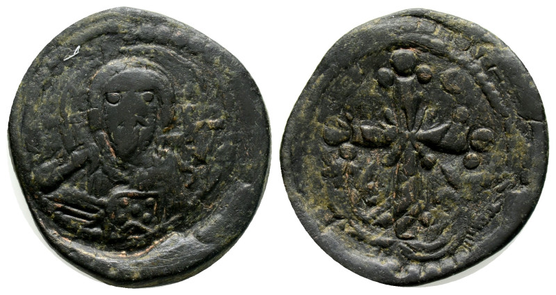 Byzantine Coins AE Bronze. 8,2 g. 27,9 mm.