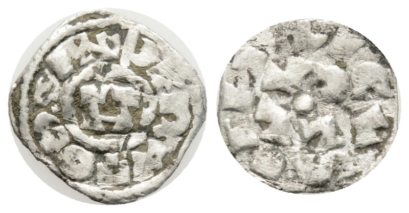 Medieval, World and Islamic coins, silver 0,70 g. 15,7 mm.