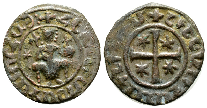 Medieval, World and Islamic coins, AE Bronze 6,8 g. 28,8 mm.