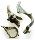 Ancient bronze figure, 3 pieces