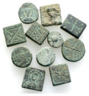 Ancient bronze figure, 11 pieces