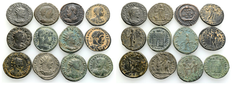 Ancient Bronze Coins..12 Pieces .. Sold As Seen.No Returns.