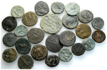 Ancient Bronze Coins..25 Pieces .. Sold As Seen.No Returns.