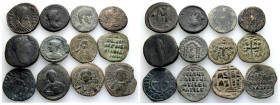 Ancient Bronze Coins..12 Pieces .. Sold As Seen.No Returns.
