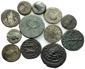 Ancient Bronze Coins..12 Pieces .. Sold As Seen.No Returns.