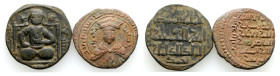 Ancient Bronze Coins.. Pieces ..2 Sold As Seen.No Returns.