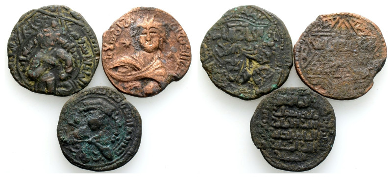 Ancient Bronze Coins.. Pieces ..3 Sold As Seen.No Returns.