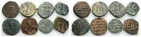 Ancient Bronze Coins.. Pieces ..8 Sold As Seen.No Returns.