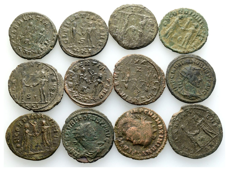 Ancient Bronze Coins.. Pieces ..12 Sold As Seen.No Returns.