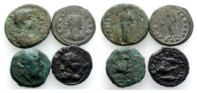 Ancient Bronze Coins.. Pieces ..4 Sold As Seen.No Returns.
