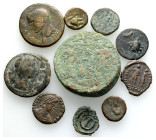 Ancient Bronze Coins..10 Pieces .. Sold As Seen.No Returns.