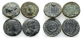 Ancient Bronze Coins..4 Pieces .. Sold As Seen.No Returns.