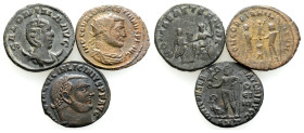 Ancient Bronze Coins..3 Pieces .. Sold As Seen.No Returns.