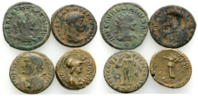 Ancient Bronze Coins..4 Pieces .. Sold As Seen.No Returns.