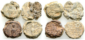 Ancient Bronze Coins..4 Pieces .. Sold As Seen.No Returns.