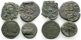 Ancient Bronze Coins..4 Pieces .. Sold As Seen.No Returns.