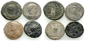 Ancient Bronze Coins..4 Pieces .. Sold As Seen.No Returns.