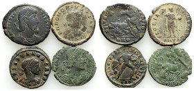 Ancient Bronze Coins..4 Pieces .. Sold As Seen.No Returns.