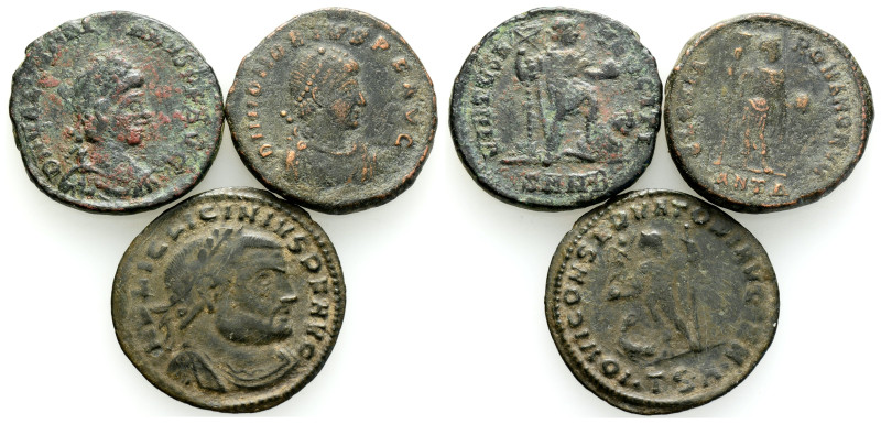 Ancient Bronze Coins..3 Pieces .. Sold As Seen.No Returns.