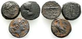 Ancient Bronze Coins..3 Pieces .. Sold As Seen.No Returns.